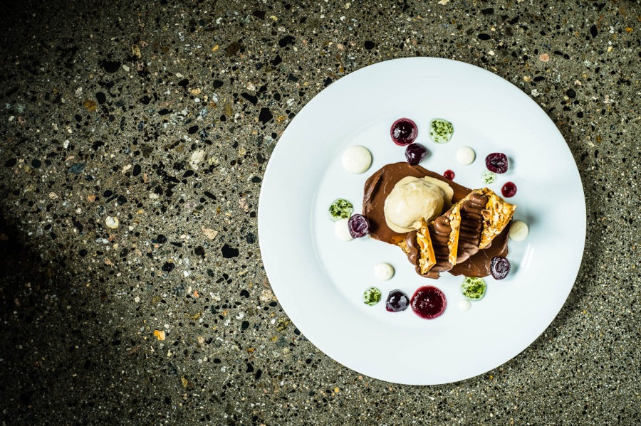 An elegant dessert
