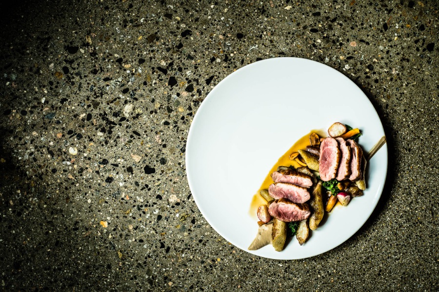 Delicious gourmet entree