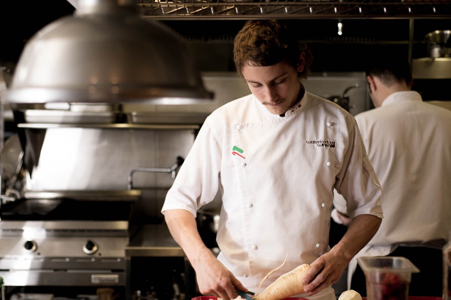 Waterfront Wines kitchen team