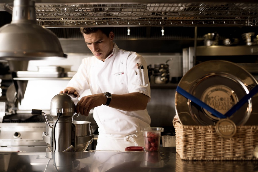 Waterfront Wines kitchen team