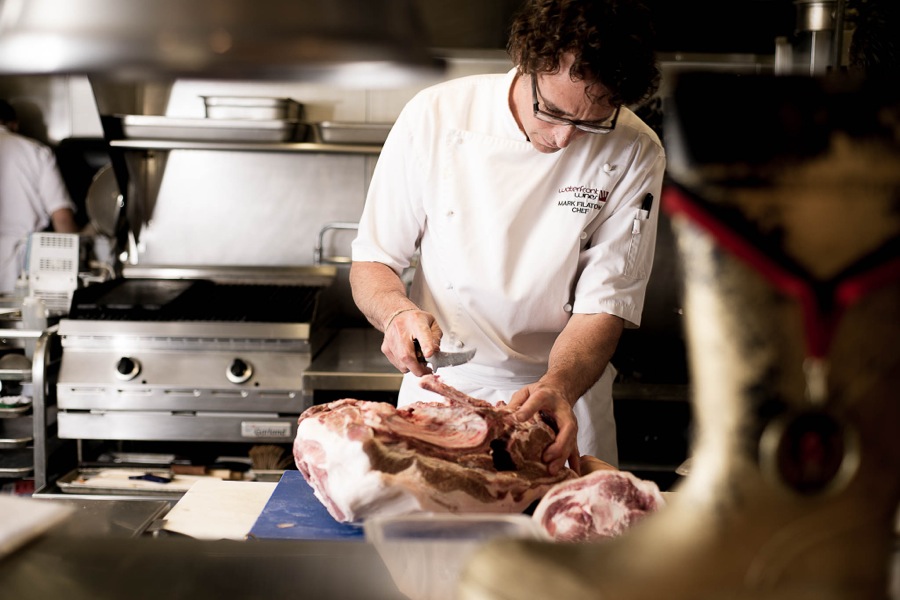 Waterfront Wines kitchen in action