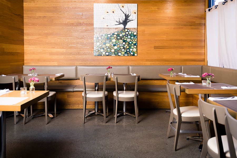 Waterfront Wines Restaurant private dining room for large reservations
