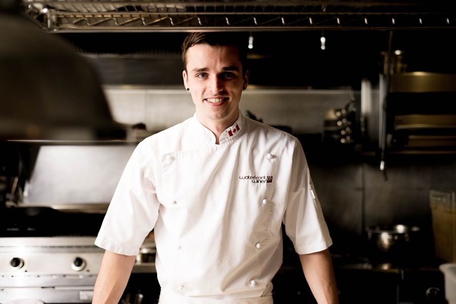 Waterfront Wines kitchen team member